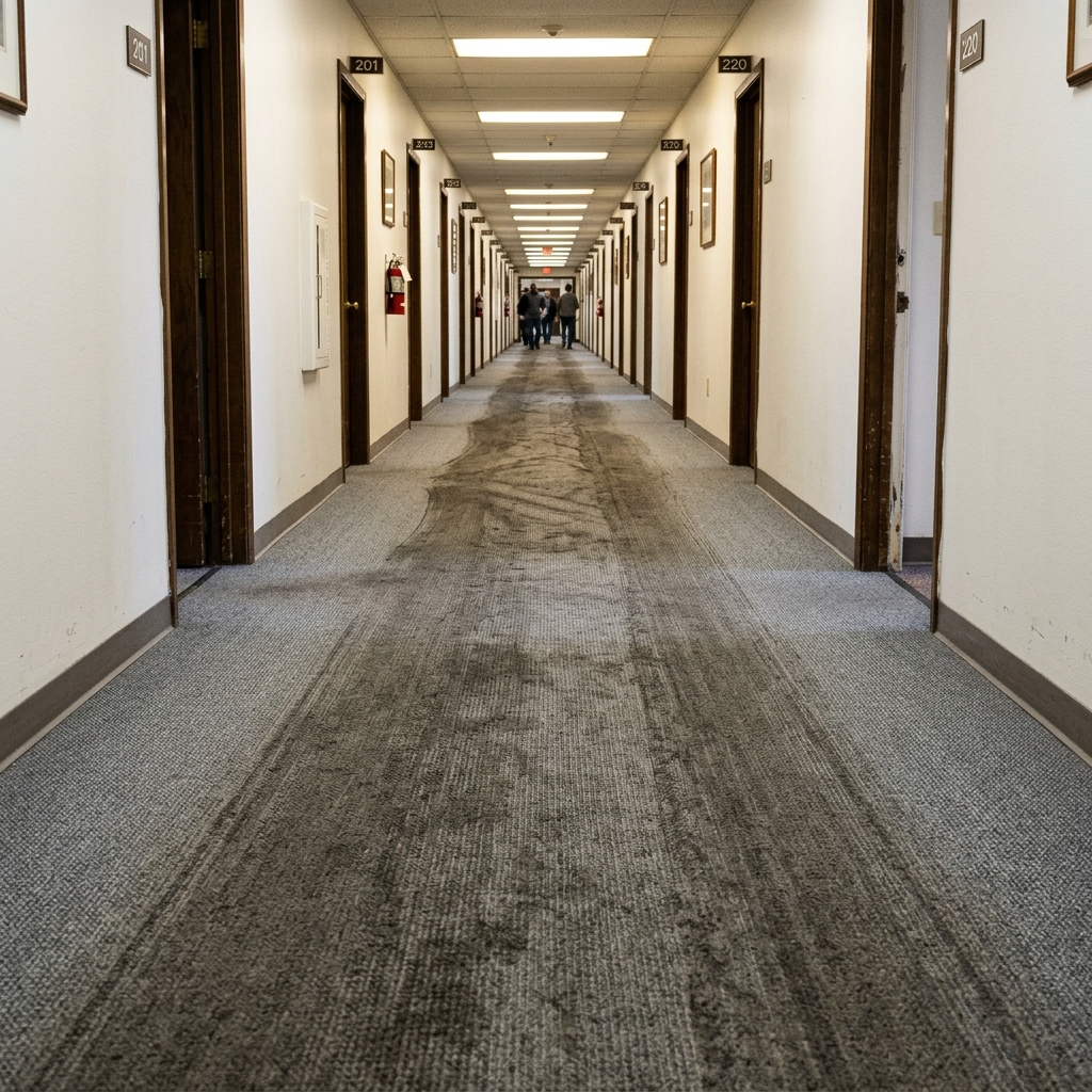 Before High Traffic Lane Restoration